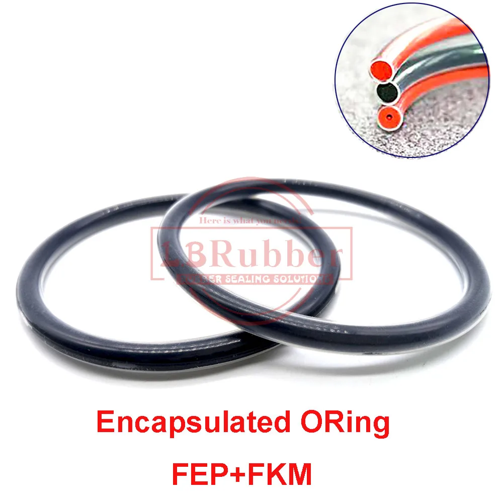 Резиновые уплотнительные кольца FEP / Silicone FPM