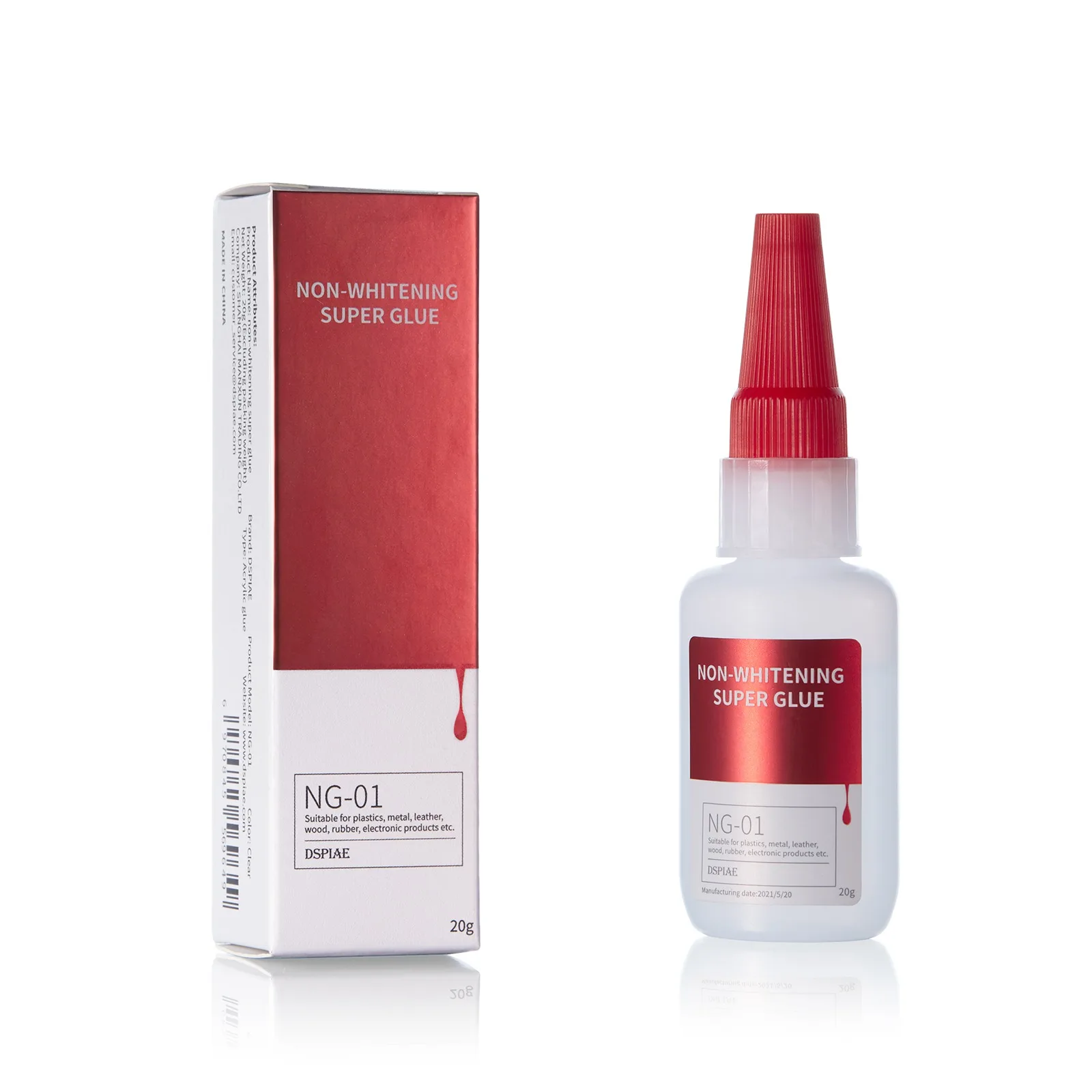 

DSPIAE NG-01Non-fogging instant CA LG-02 Low-fogging instant CA Blue Red