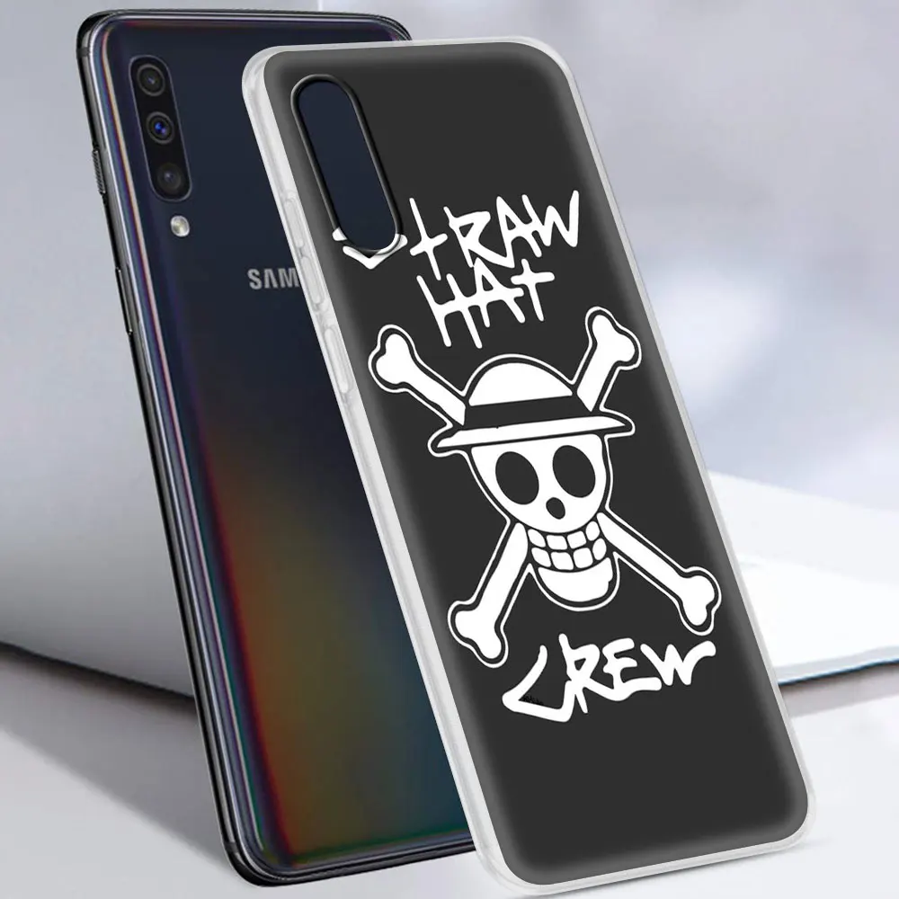 

Case For Samsung Galaxy A50 A10 A70 A20e A30 A40 A20s M31 M30s M51 A80 A20 A10s A01 Soft Phone Coque Funda Japan Skull Luffy