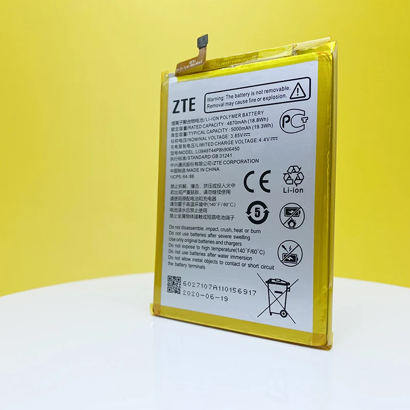 new original 5000mah li3849t44p8h906450 battery for zte blade a6 a6020 a6 lite a0622 smart phone high quality battery free global shipping