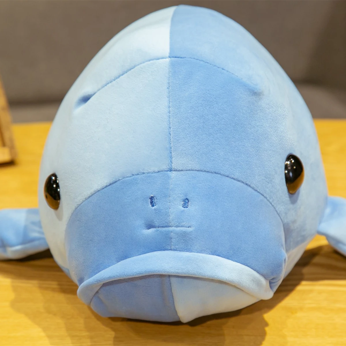 

40/50cm new soft down cotton ocean blue manatee kawaii plush toy doll baby toy room cute decoration holiday gift