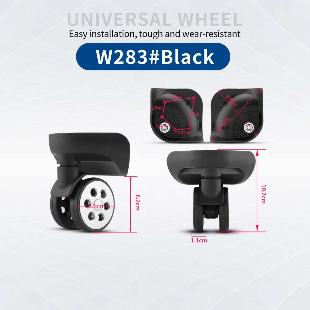 TANGYIPIN W283 Universal wheels replacement trolley case luggage accessories suitcase repair caster detachable durable wheel