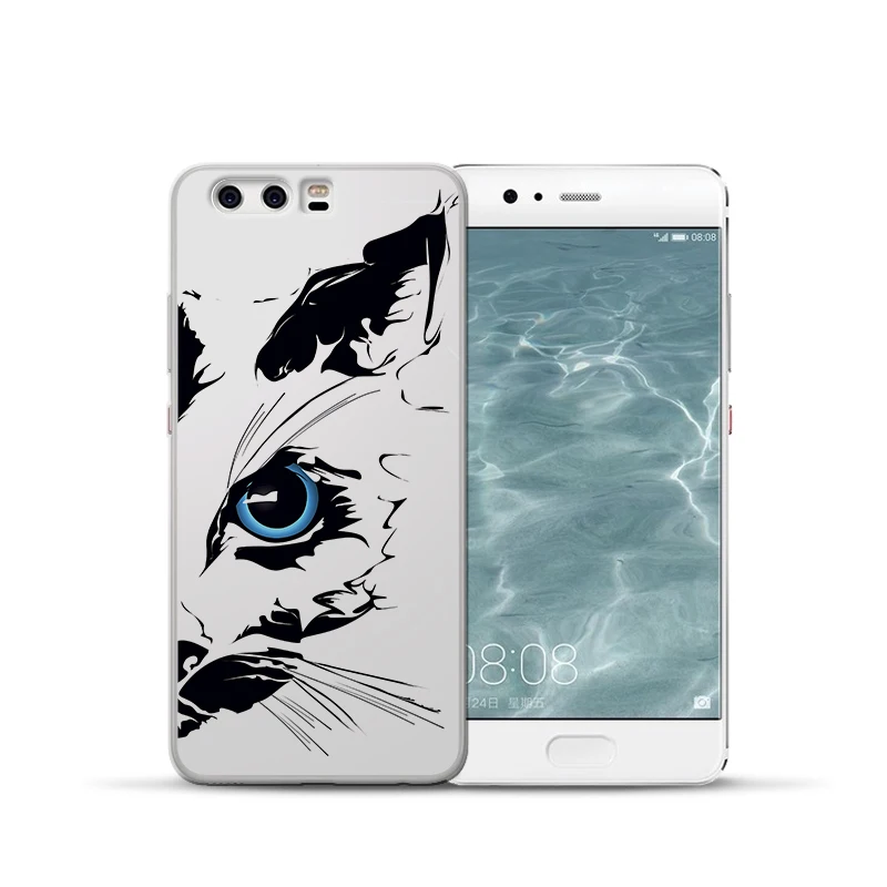 Роскошный чехол с рисунком кота для Huawei Mate 9 10 20 30 P8 P9 P10 P20 P30 P Smart Lite Plus Pro, чехол для телефона Etui funda capa