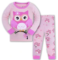 fashion children autumn pajamas clothing set cartoon girls sleepwear suits kids long sleevespant children home clothes