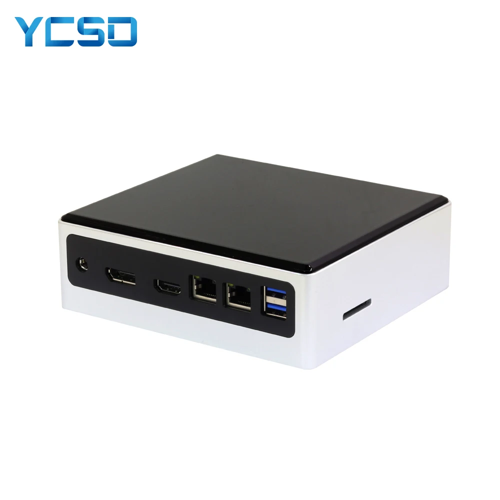 Billig Mini Pc Intel Core I7 10510U 8650U 8550U I5 Linux Thin Client Micro Desktop Computer Beste Industrielle Win 10 Minipc 2 Lan Port