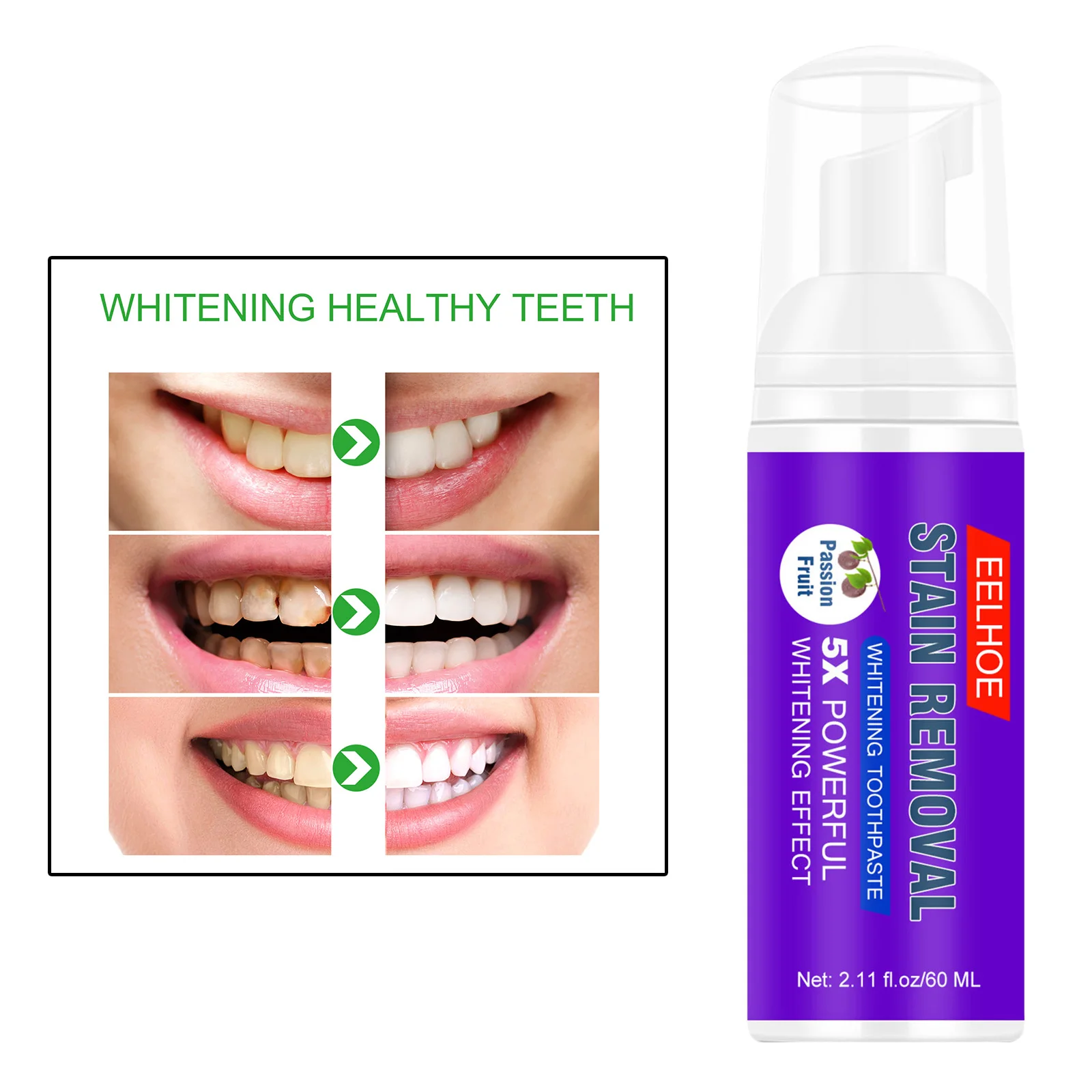 

Зубная паста для отбеливания зубов, 60 мл