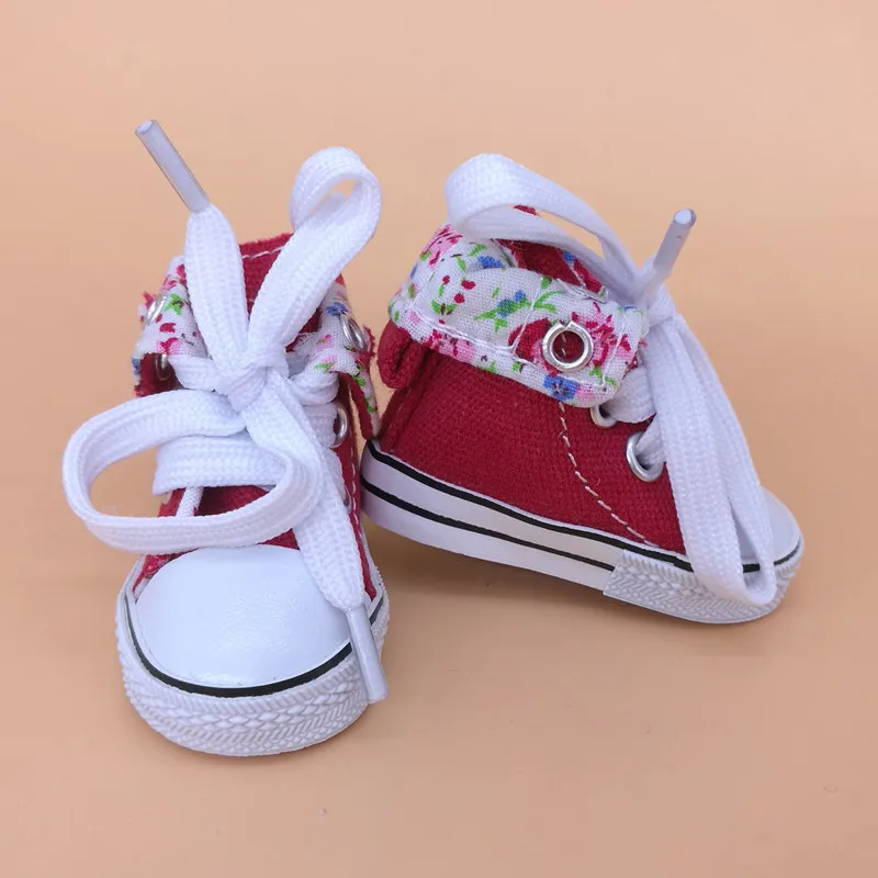 Tilda-Zapatillas de lona para mu&ntilde;ecas Paola Reina, juguetes de moda, zapatos de gimnasio para KPOP 1/4 Bjd, accesorios para mu&ntilde;ecas, novedad de 5,5 cm-4