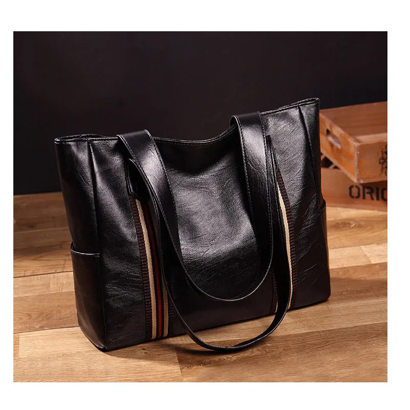 

YOUSE Brand Designer Luxury Fashion Women Shoulder Bags Black Hobos Handbag PU Leather Female Big Shopping Tote Ladies Hand Bags