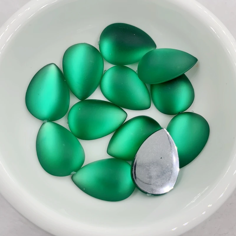 Стразы из хрустальной смолы с плоской задней стороной 60 шт. 13*18 мм хрустальные