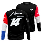 Мужская футболка с длинным рукавом, красная, белая и синяя футболка с длинными рукавами, 2021