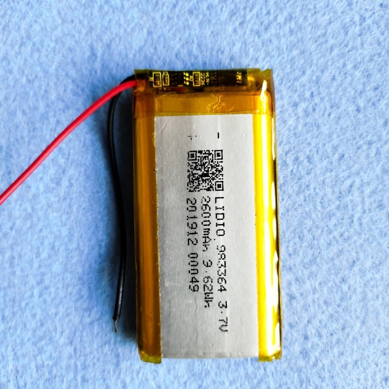 

103364 103565 983364 2600mAh 3.7V polymer lithium battery