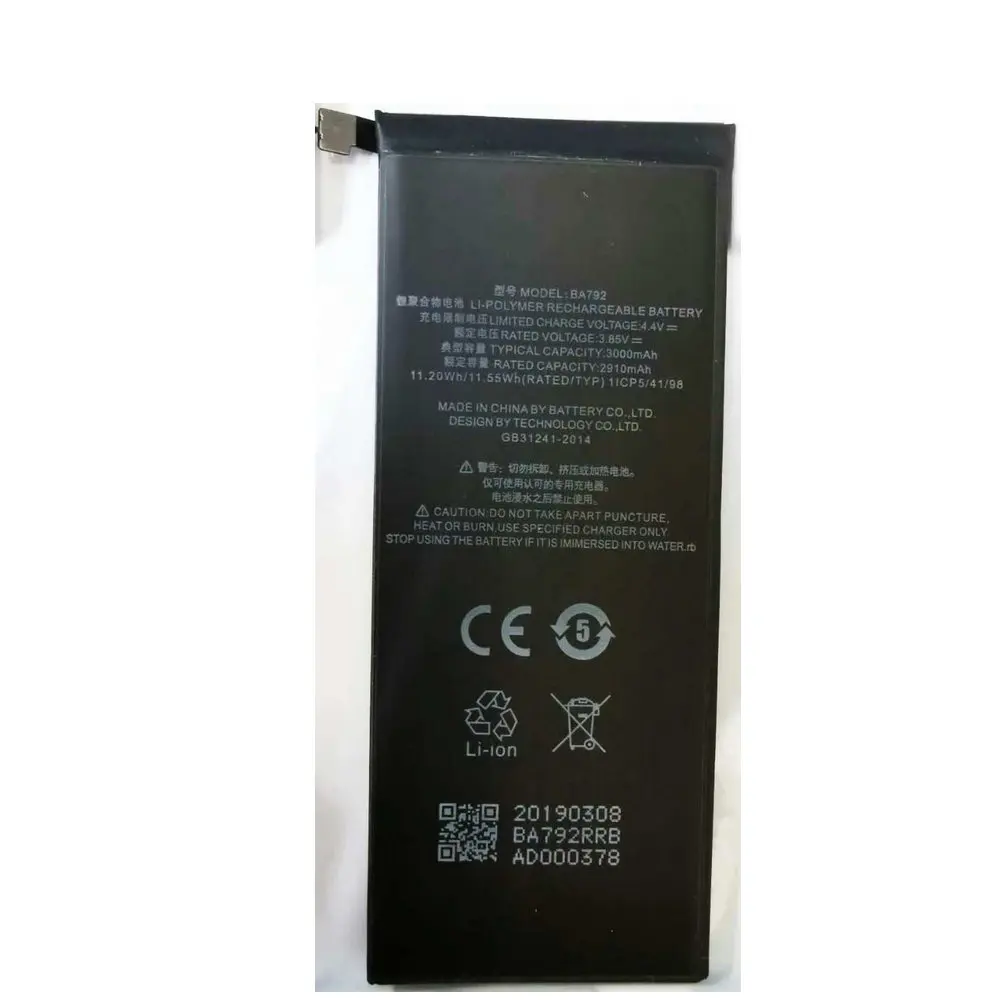 

New High Quality 3000mAh BA792 Battery For Meizu Pro 7 M792Q M792C M792H Mobile Phone