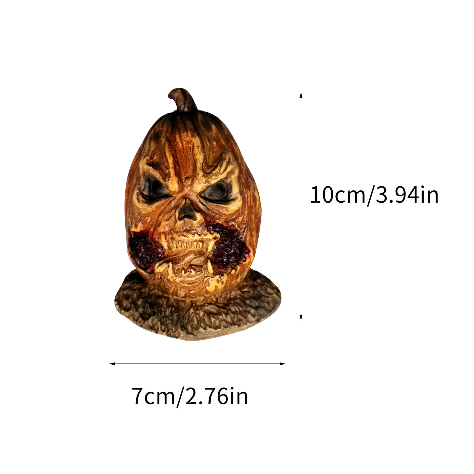 

Halloween Wooden Pumpkin Lantern Ghost Festival Ornament Decoration Dress Up For Home Office Bar Desktop Dcor Holiday Lighting