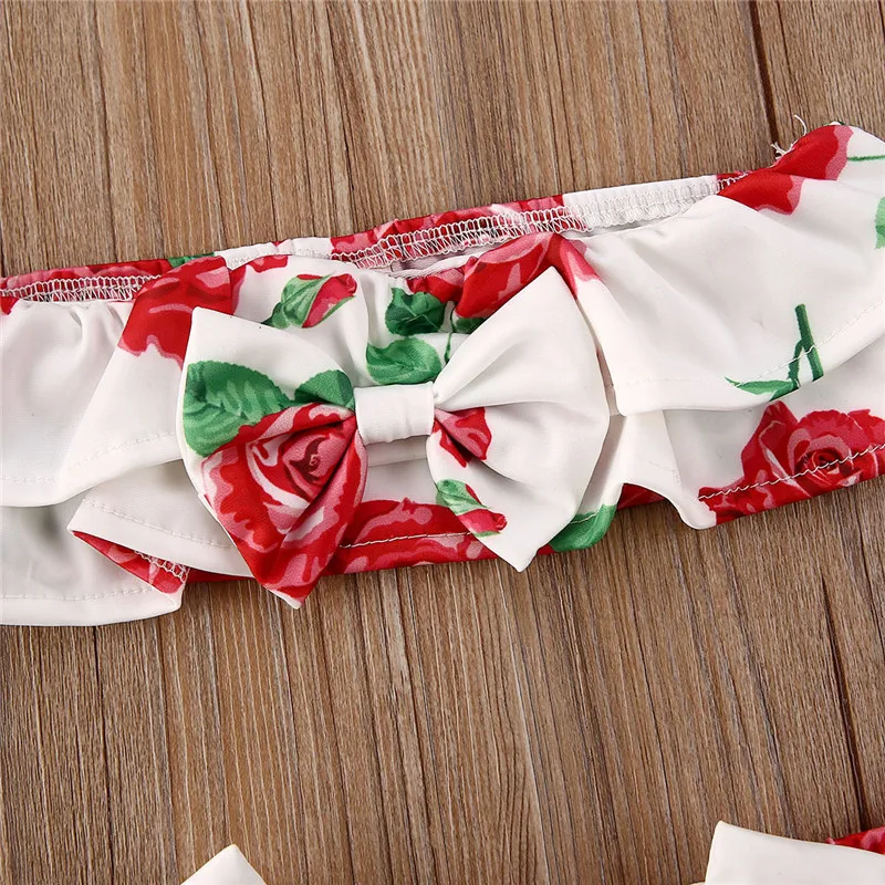 2020 летние купальники для детей 1-24 месяцев маленьких девочек купальник бикини с