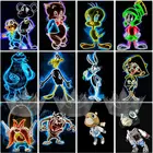 5D алмазная живопись, Дисней, Микки, Винни-Пух, полная вышивка, квадратная и круглая мозаика, мультяшная Вышивка крестиком, Красавица и Чудовище