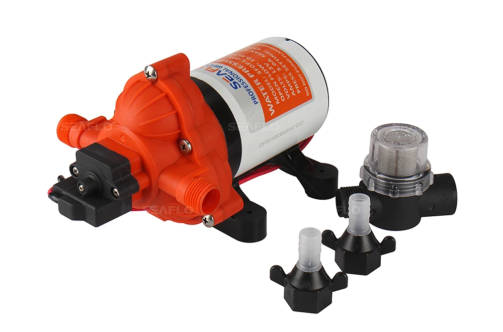 Новый мембранный Водяной насос низкого давления 12 В 45PSI 3 0 GPM SEAFLO морской водяной