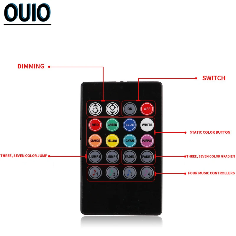 1 комплект Автомобильная светодиодная лента RGB светильник Полоса декоративные