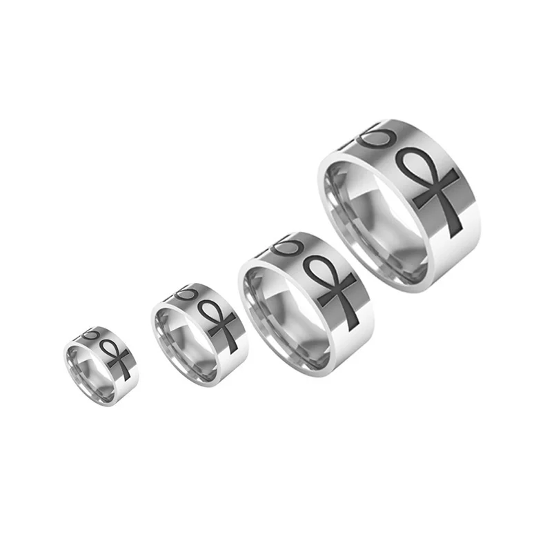 Резной древний Египетский Анкх крест дизайн кольцо Женщины Мужчины Египетские