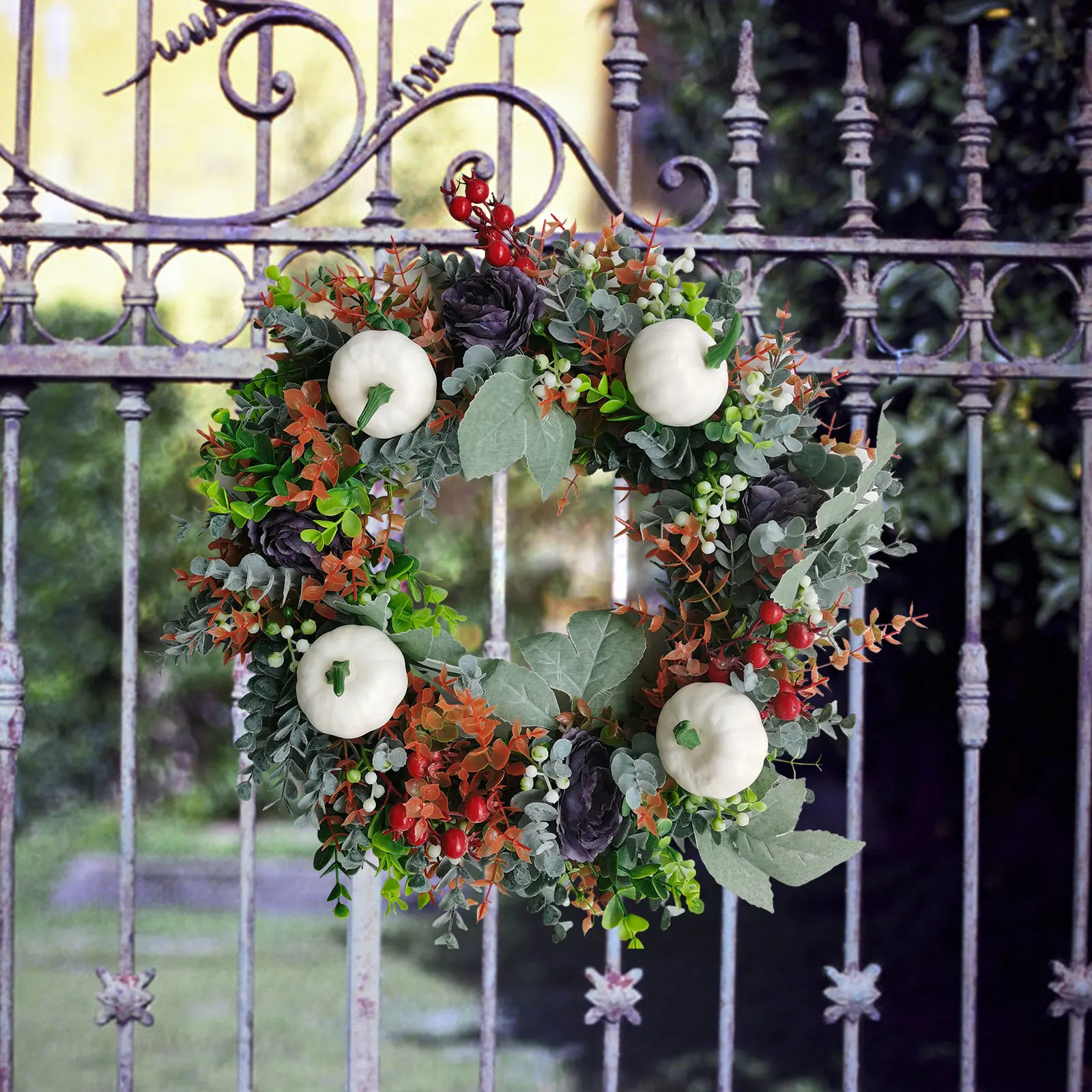 

Christmas Wreath Wall Door Decoration Thanksgiving Garland Christmas Party Garland for Front Door Farmhouse