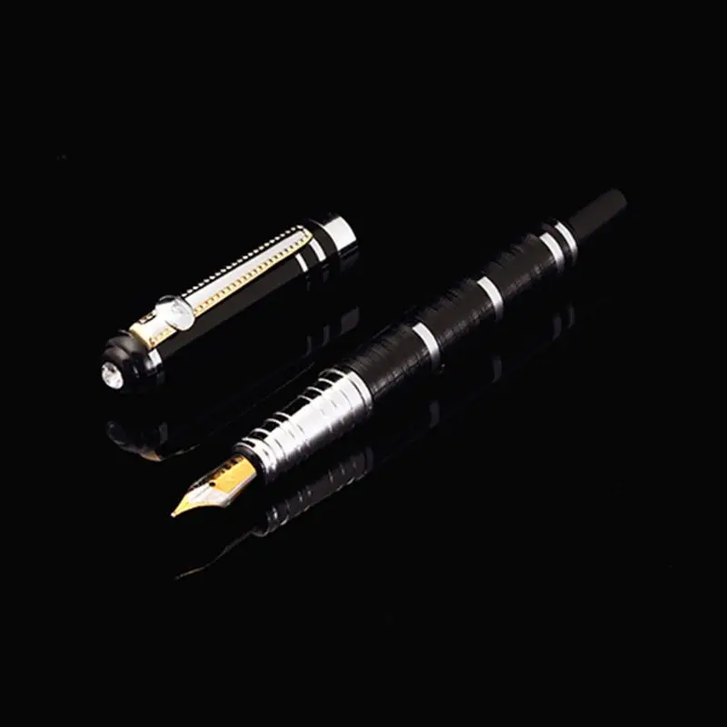 

Luxury Metal Ballpoint Fountain Pen Business Student Writing Tool Calligraphy Office School Supplies