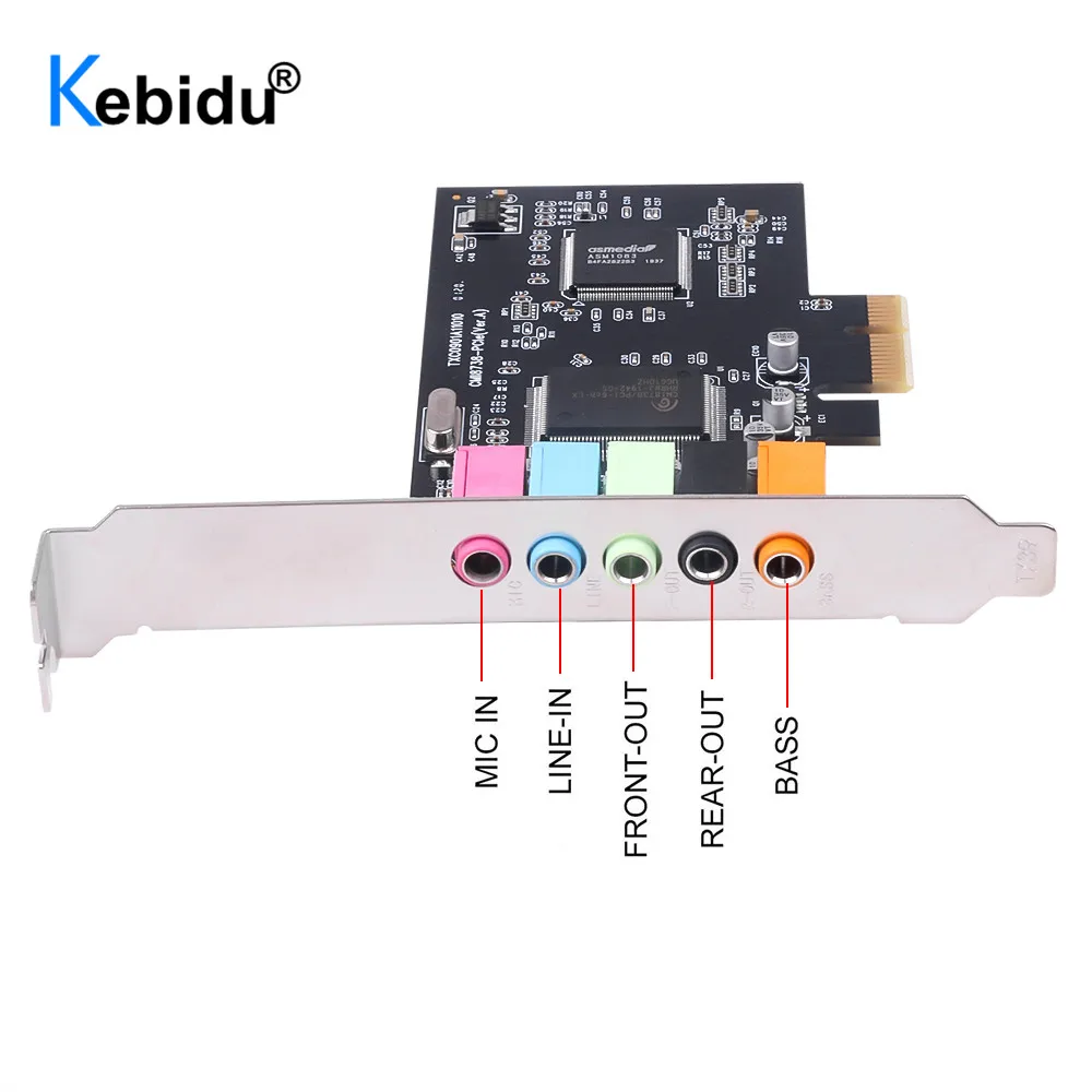 5.1CH PCI Звуковая карта аудио цифровая звуковая CMI8738 чипсет настольная Pci 5 1