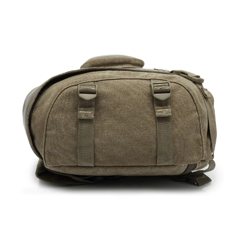 Дизайнерская мужская сумка мессенджер Aerlis повседневная холщовая кожаная слинг в