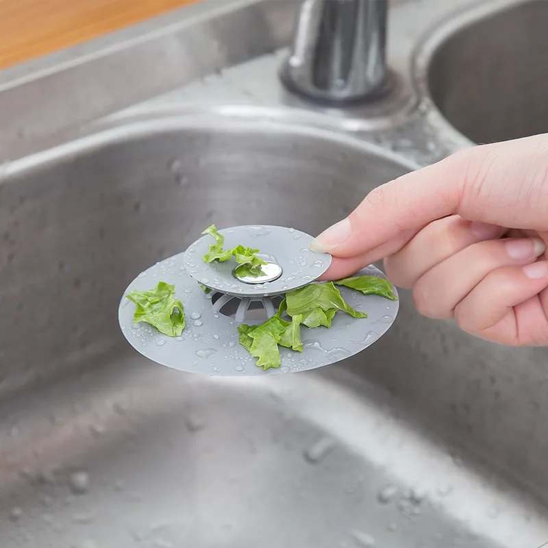 

Бытовой дезодорирующий силиконовый напольный Слив для кухни, устройство против блокировки, практичный кухонный Туалет