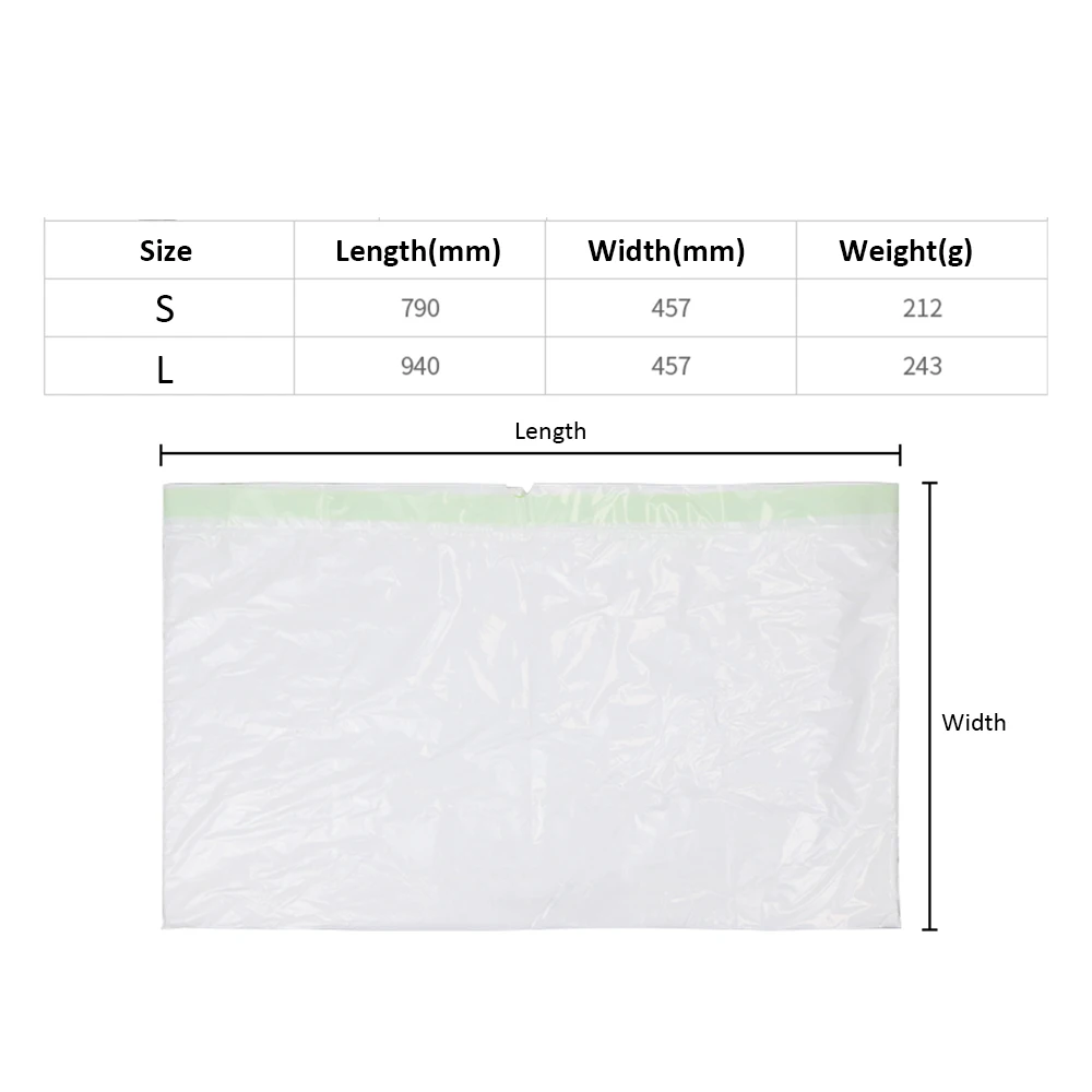 Мешок для кошачьего туалета вместительный кошачий наполнитель на шнурке чистки