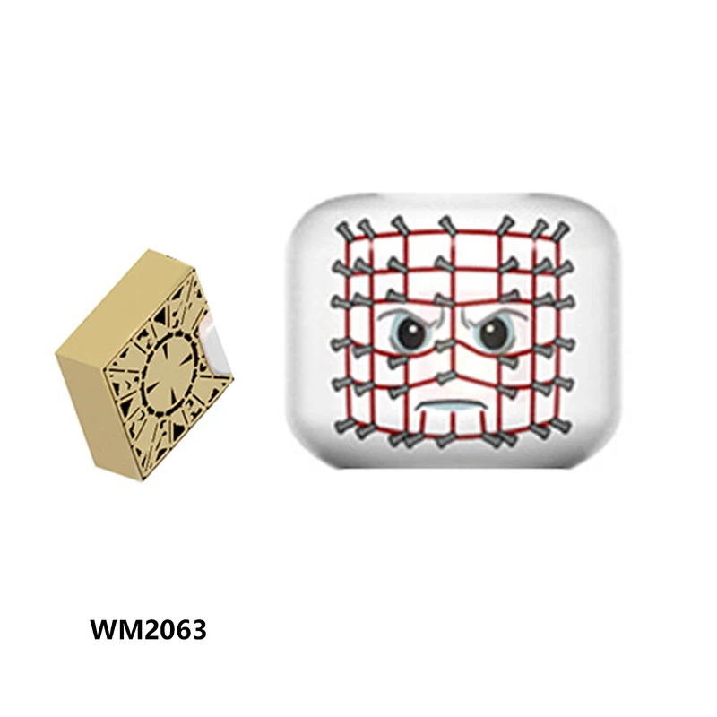 Экшн-фигурки из фильма ужасы на Хэллоуин It Pennywise Hellraiser мини-кирпичи экзорцист