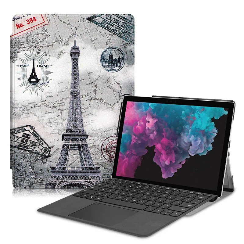 

Модный чехол для Surface Pro 7, чехол 12,3 дюйма 2 в 1, чехол для планшета, ноутбука Surface Pro7