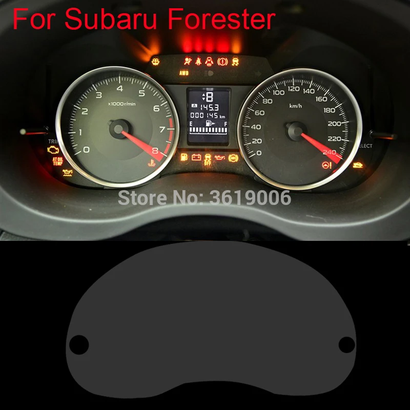 

TOMMIA For Subaru Forester 13-18 Screen Protector HD 4H Dashboard Protection Film Anti-scratches Car Sticker