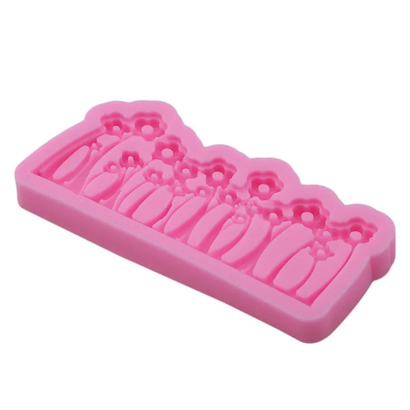 New Arrived 3D Flowers Forests Shrubs Shaped Fondant Moulds Silicone Molds Cake Sugarcraft Decorating Tools | Дом и сад