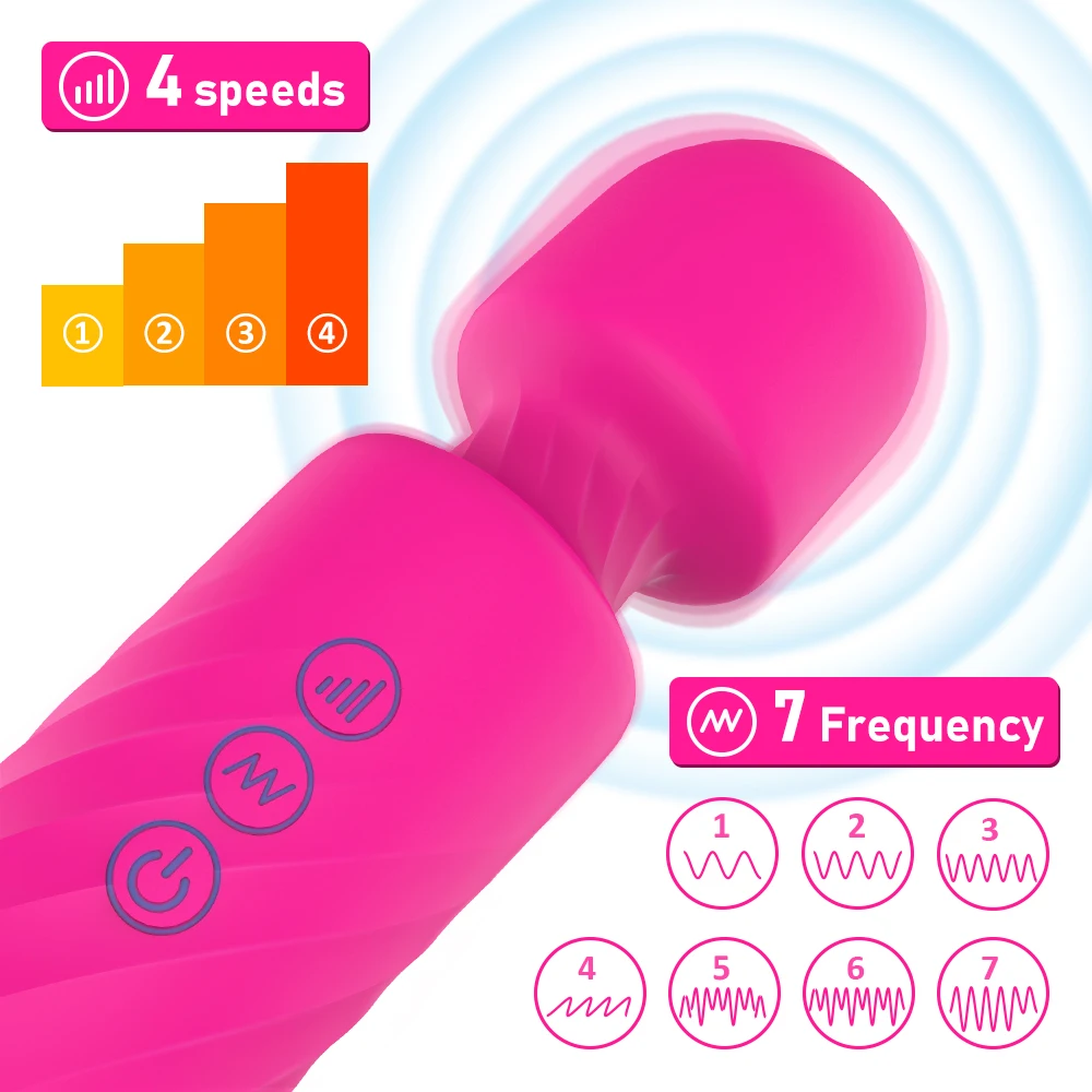 Precio Vibrador AV Potente Para Mujer, Juguetes Sexuales, Varita Mágica, Estimulador Del Clítoris, Punto G, Masturbador Femenino, Productos Sexuales, Masaje