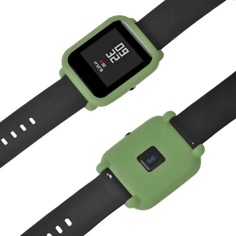 Силиконовый защитный чехол для Huami Amazfit Bip Молодежные часы|Смарт-аксессуары| |