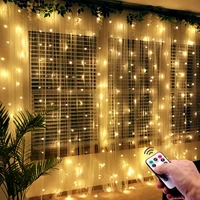 236m led string icicle fairy light christmas garland led wedding party lights for indoor outdoor home curtain window decor