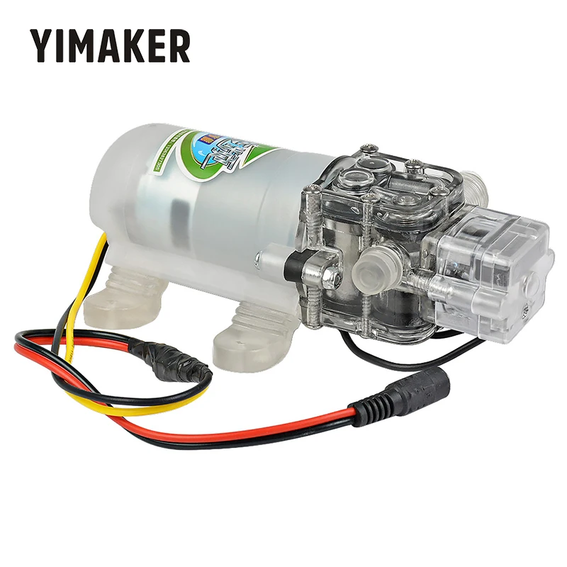 YIMKER микро DC мембранный насос DC12V самовсасывающий бустер очиститель воды циркуляционные насосы сельскохозяйственные автомойки опрыскиватель