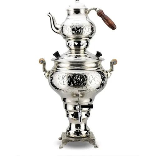 

Sonay Copper Art Chisel Engraved Coal-Bearing Copper Urn 4,5 Lt COPPER KESK EMBROIDERED CASTING HANDLE INSIDE TINNED COAL