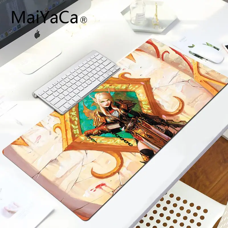 MaiYaCa Мир Warcraft кровавый эльф клавиатура коврики для игровой мыши Большой Коврик Для Мыши Компьютерный коврик