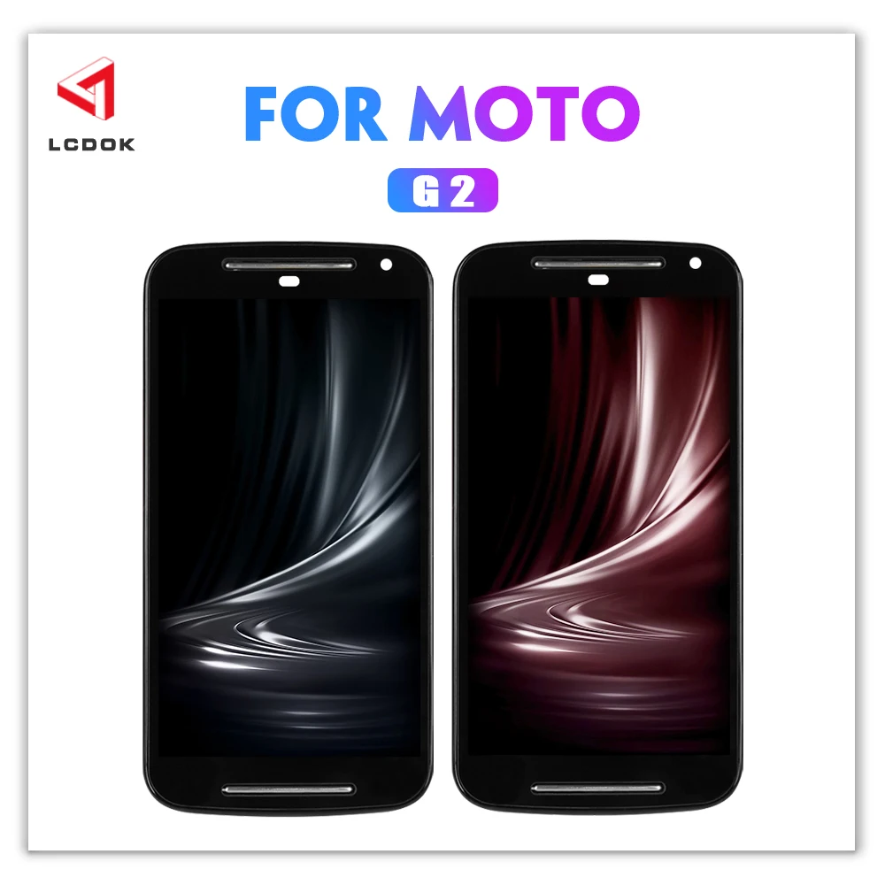 100% протестирован для Motorola Moto G2 XT1063 XT1068 XT1069 G 2014 ЖК дисплей кодирующий