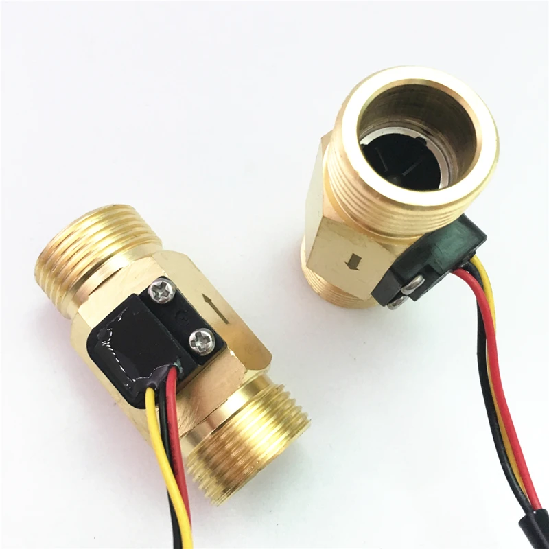 3/4 " DN20 расход 1.5 ~ 50L / min латунь холла турбины датчик контроля потока