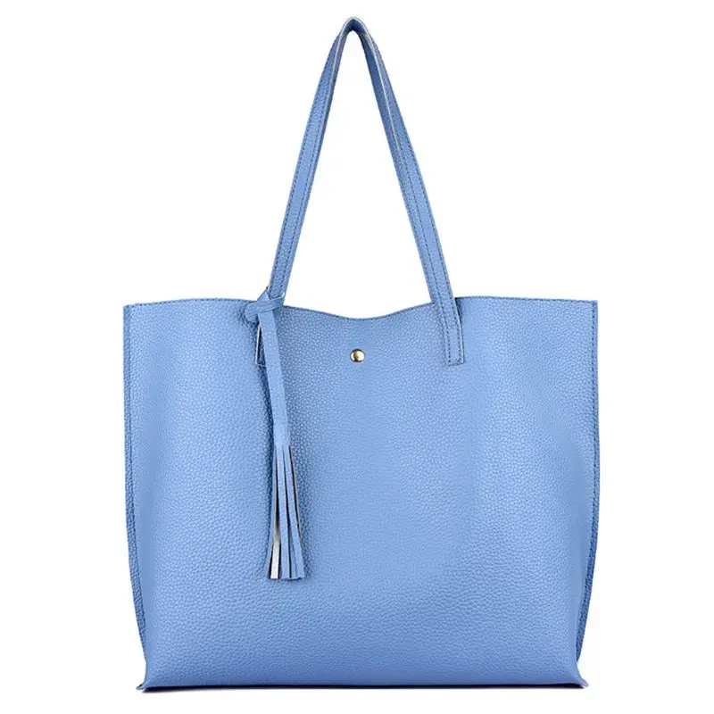 

Женская сумка с кисточками, сумка на плечо, сумка-тоут, кошелек, модная кожаная вместительная сумка с верхней ручкой G5AE