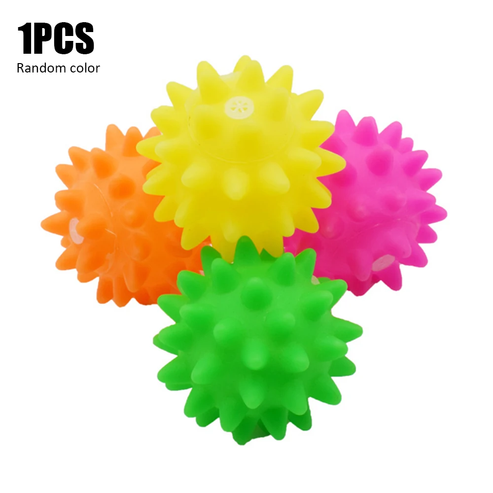 

Pet Toys Beautiful Rubber Ball Toys Dog Fun Spiky Ball-Biting Funny Chewing Toys Ball Accessories Random Color
