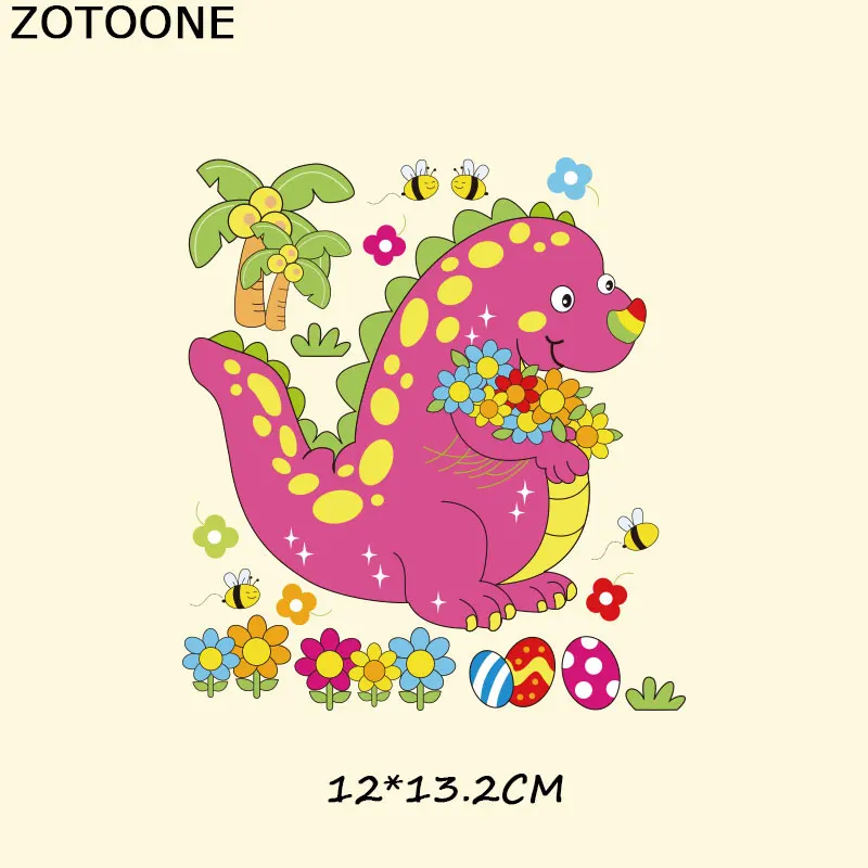 ZOTOONE пирография 18*17 см теплая мультяшная лиса термопереводная глажка наклейки утюжок на Пластыри для одежды моющиеся аппликации E - Цвет: 464