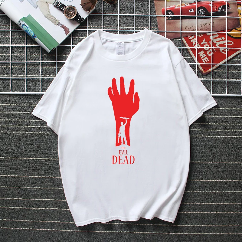 

The Evil Dead Horror Movie T Shirt Men Women T-Shirt Top Summer Cotton Short Sleeves Tshirt Men