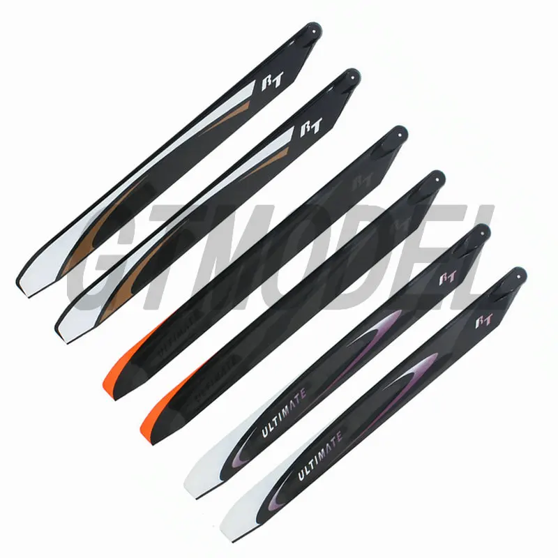 Fun-Key FK RT hoja principal de fibra de carbono 325/360/380/430/480/510/MM para accesorios RC para helic&oacute;ptero RC-1