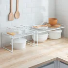 1 шт. двухслойный кухонный стеллаж для поддержания порядка столешница стойка для мусора для посуды сушилка для раковины стеллаж для хранения полка для ванной комнаты