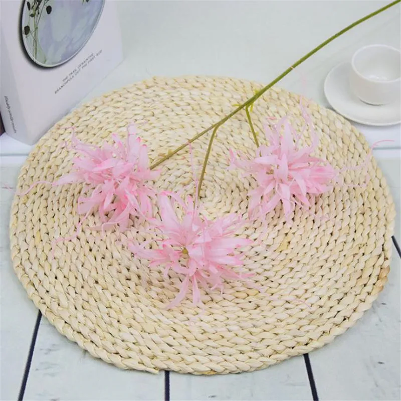 

11Pcs Fake Epiphany (3 stems/piece) 27.95" Length Simulation Coriander for Wedding Home Decorative Artificial Flowers