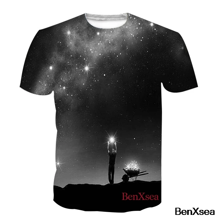 

New Creative Pattern How to Catch A Star Unique 3D Printed T Shirt
