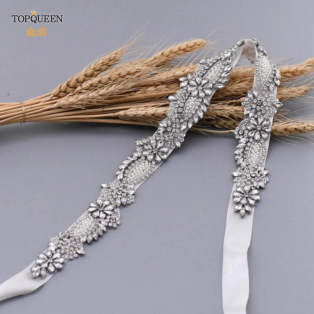 TOPQUEEN S481 роскошный Кристальный стразы свадебный пояс новый дизайн свадебные