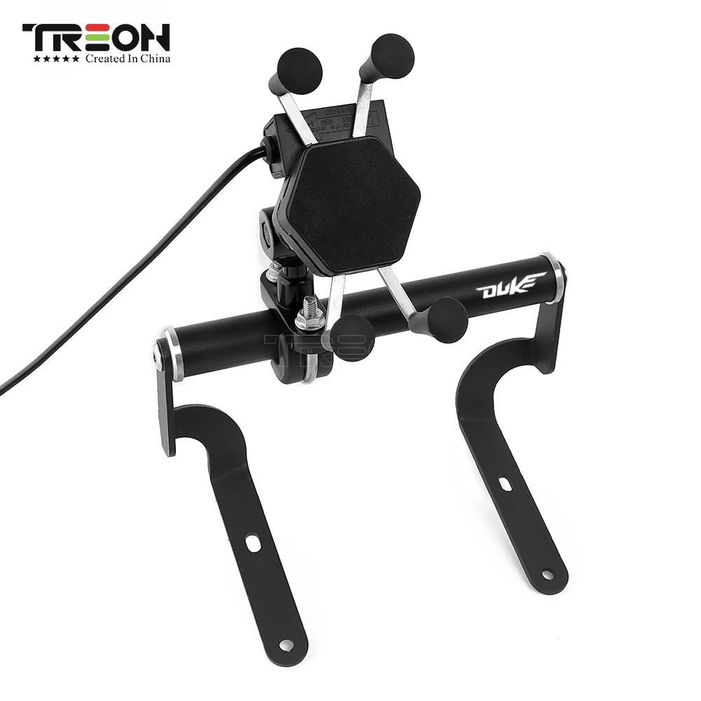 

For KTM Duke 390 2017 2018 2019 Phone Holder 22mm Handle Bar Bracket Motorbike Accessories GPS Navigation Mount Bracket